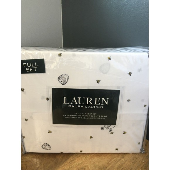 Lauren Ralph Lauren Bedding New Ralph Lauren Full Sheet Set Bee